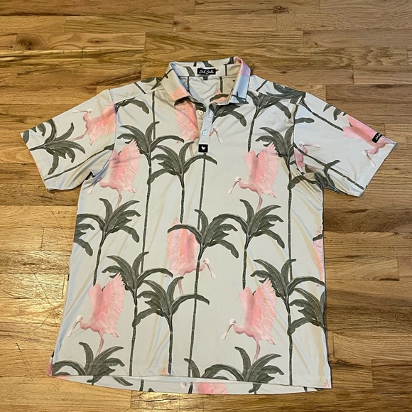 Bad Birdie Flamingo Low Golf Polo Men xl - Picture 4 of 14